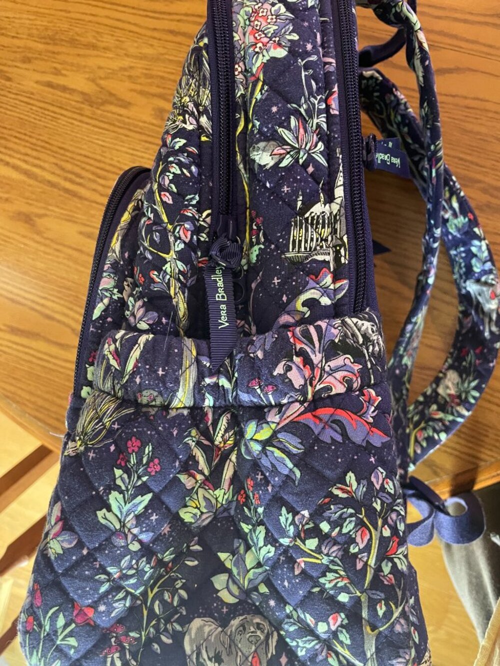 Vera Bradley Harry Potter Forbidden Forest Large Campus Backpack - Picture 3 of 8